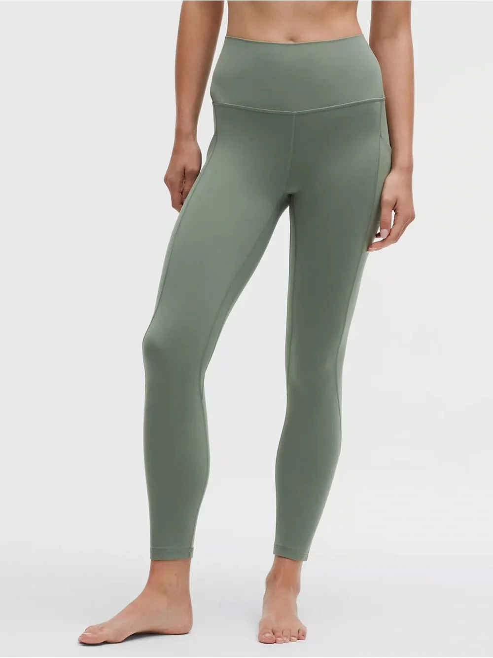 Lululemon Align High-Rise Green Performance Leggings - Women's